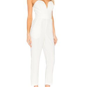Amanda Uprichard Cherri White Jumpsuit